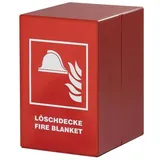 JUTEC Loeschdeckenbehaelter EN1869 STA rot o.Inh.B200xH300xT240mm