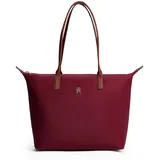 Tommy Hilfiger Shopper Popette Tote Bag Deep Rouge