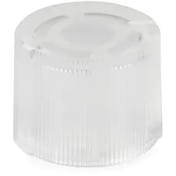 Drehknopf für gerändelte 6,0mm Achse, transparent