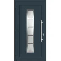 AKTION Aluminium-Kunststoff Haustür nach Maß "LOTTE" 71 mm Anthrazit RAL 7016 außen öffnend DIN links