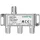 axing/skt Axing BVE 3-02X 3-fach Verteiler (unsymmetrisch), 4,5/8/8 dB, 5-1800 MHz, TV Data Internet Kabelfernsehen
