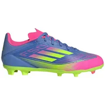 adidas F50 League Laceless FG/MG Blue Fusion / Lucid Lemon / Lucid Pink 28