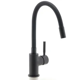 NOVASERVIS Küchenarmatur mit flexiblem Arm Schwarz