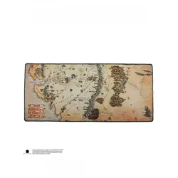 Mauspad The Lord of the Rings - Middle-earth Map