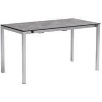 KETTLER Home&Garden GmbH Cubic Ausziehtisch 210 x 70 x 75 cm silber/anthrazit