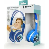 Gembird Kinderkopfhörer mit Lautstärkebegrenzer, blau - Blau