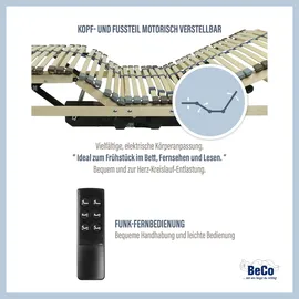 Beco Blue Royal Motor elektrisch verstellbar 140 x 200 cm