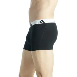 adidas Active Flex Cotton Trunk Schwarz / Weiß S 3er Pack