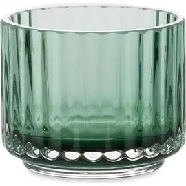 Lyngby Porcelæn Teelichthalter Ø6.7 cm Lyngby aus mundgeblasenen Glas, grün