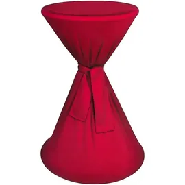 BestLivings Stehtischhusse Rot Ø 60 cm x 145 cm