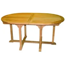 Lex Premium XXL Teak Ausziehtisch 220 x 110 x 75 cm Braun