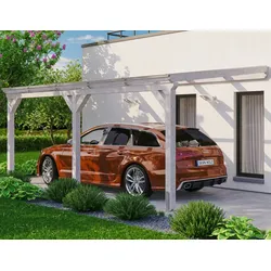 Anlehncarport SKANHOLZ "Vogtland", weiß, H: 213cm, Carports
