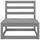 vidaXL Garten-Lounge-Set 12-tlg. grau Kiefer massiv