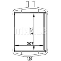 Mahle Wärmetauscher Innenraumheizung