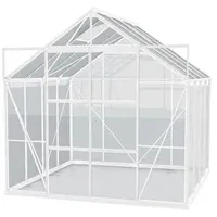 Vitavia Gewächshaus Phönix 6700 ESG/HKP, inkl. Fundament, ca. B257/H254/T261 cm, Silber