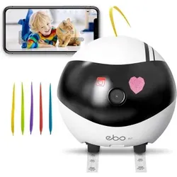 Enabot EBO Air: Haustier‐Kameraroboter mobil mit KI integration & HD‐Streaming
