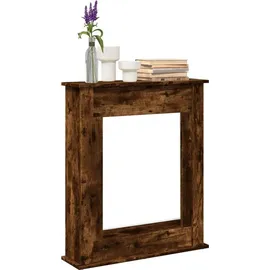 vidaXL Kaminumrandung Räuchereiche 75 x 20 x 87,5 cm
