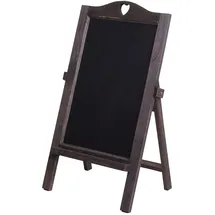 Proregal Werbetafel 66x37x27cm Shabby-Look Vintage Grau-Braun