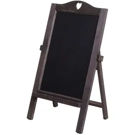 Proregal Werbetafel 66x37x27cm Shabby-Look Vintage Grau-Braun