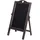 Proregal Werbetafel 66x37x27cm Shabby-Look Vintage Grau-Braun