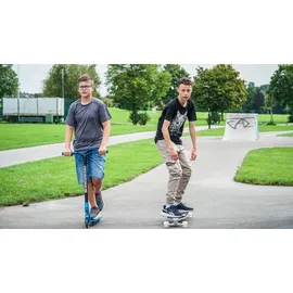 GLOBBER Alu Stuntscooter blau
