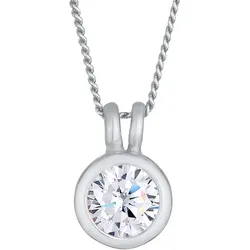 Elli Klassik Solitär Zirkonia 925 Silber 45 Damen 