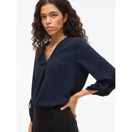 VILA Blusenshirt VIJOSA Blau S