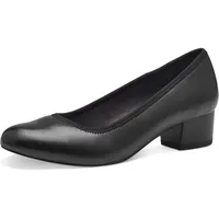 Jana Damen Pumps mit Blockabsatz Vegan, Schwarz (Black), 40 EU