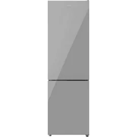 Cecotec Bolero CoolMarket Combi 250 Grey Glass D Kühl-Gefrierkombination (250 l, 1800 mm hoch, Grey Glass)