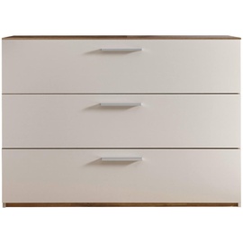 SchlafKONTOR Mid.you Kommode, Eiche, Champagner, Kunststoff, 3 Schubladen, 120x86.6x38 cm, stehend, Wohnzimmer, Kommoden & Sideboards,