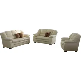 Cotta Couch 3-2-1 Garnitur creme 2-Sitzer + 2,5-Sitzer