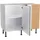 kochstation Eckunterschrank KS-Bern2 100 x 65 x 87 cm Grün