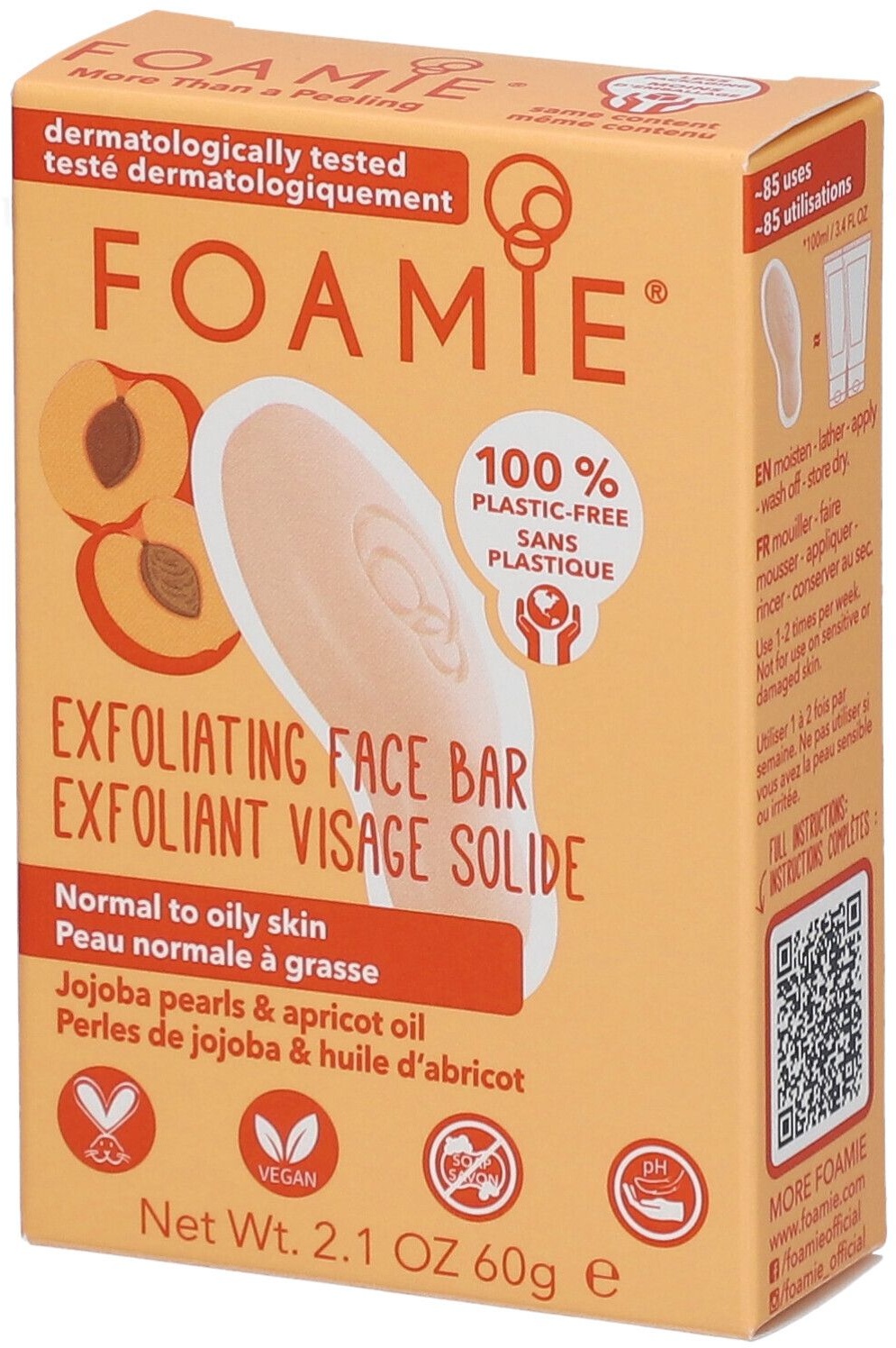 FOAMIE® EXFOLIANT VISAGE More Than A Peeling 60 g savon