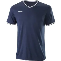 WILSON Herren Shirt TEAM II HIGH V-NECK Team Navy, Team Navy/, S