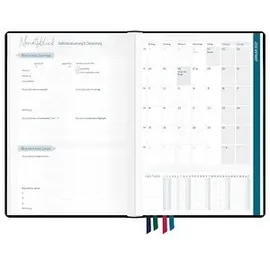 häfft® verlag Lehrerkalender Black Edition A5 schwarz 2026/2027