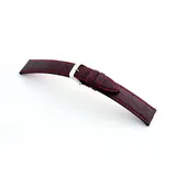 Happel Lederband Tampa 20mm bordeaux mit Alligatorprägung