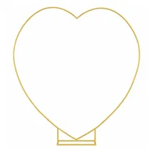 vidaXL Hochzeitsbogen Gold 195 x 35 x 211 cm Stahl