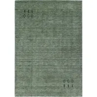 TEPGO Gabbeh-Teppich Tashi hellgrau 90 cm x 160 cm