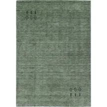 TEPGO Gabbeh-Teppich Tashi hellgrau 90 cm x 160 cm