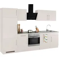 WIHO KÜCHEN Küchenzeile »Cali«, ohne E-Geräte, Breite 280 cm beige
