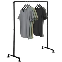 CLP Kleiderständer Jersey schwarz 120 cm
