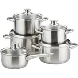 Berndes Kochtopfset Lumina, Metall, 16 cm,20 cm,16 cm, 290x260x490 cm, Kochen, Töpfe, Topfsets