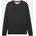 Rundhals Pullover Schwarz/Grau 3XL