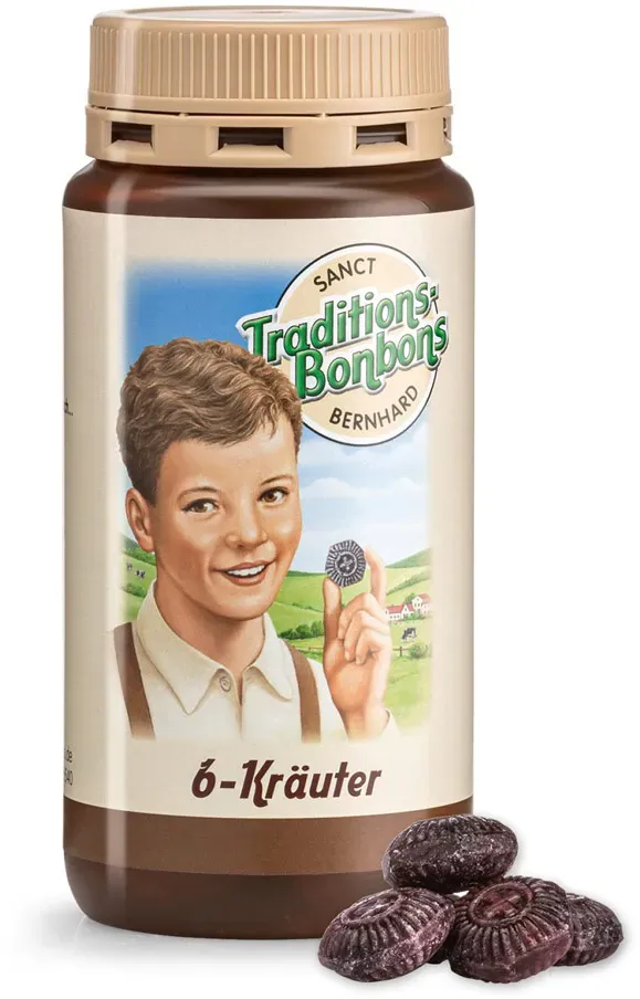 Traditions-Bonbons 6-Kräuter 170 g - 170 g
