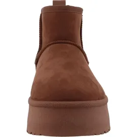 Mustang Damen Stiefelette gefüttert braun - Braun - 36