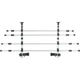 Trixie Auto-Gitter verstellbar 96–163 cm Silber/Schwarz