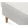 Konsimo Sitzhocker Stralis 41 x 43 x 56 cm Weiß