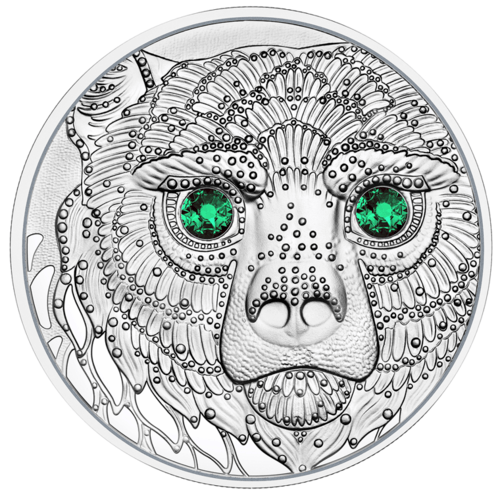 20,74 g Silber 20 Euro Österreich Augen der Kontinente Heilkraft des Bären 20...