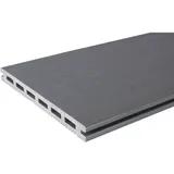 KOVALEX Terrassendiele WPC XL Steingrau 300 cm x 19 cm x 2 cm