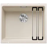 Blanco Etagon 500-U links Unterbau softweiß Handbetätigung 530 x 460 mm